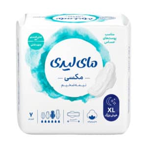 نوار بهداشتی مکسی نیمه ضخیم شب مای لیدی سایز خیلی بزرگ مناسب پوست حساس