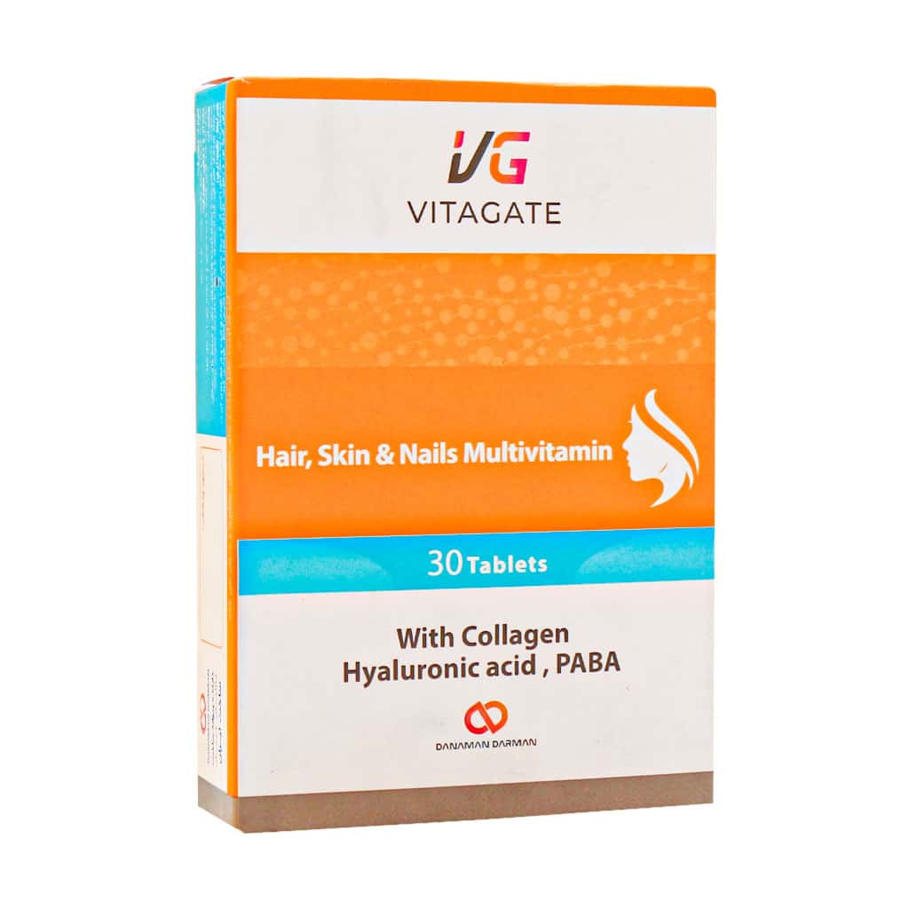 Vitagate-Hair-Skin-And-Nails-Multivitamin-30-Tabs مولتی ویتامین پوست و مو و ناخن ویتاگیت