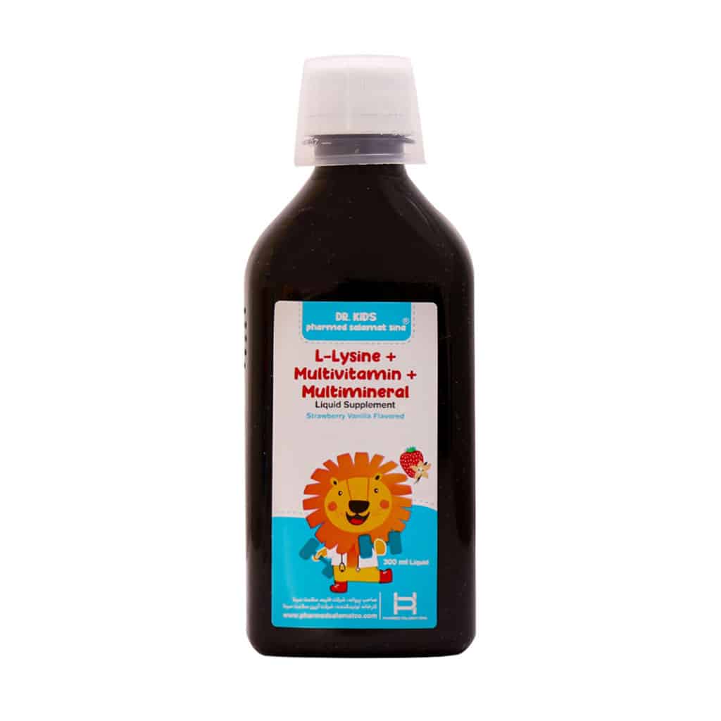 شربت ال لیزین و مولتی ویتامین و مین شربت ال لیزین و مولتی ویتامین و مینرال دکتر کیدز