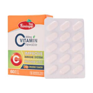 قرص جویدنی ویتامین سی 500 میلی گرم کیمیاگر طوس