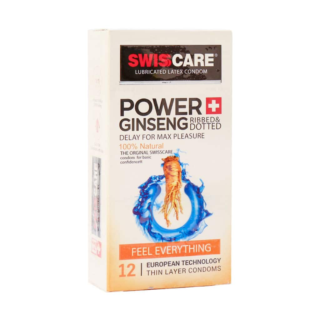 Swiss-Care-Power-Ginsengg قیمت کاندوم سوئیس کر مدل Power Ginseng