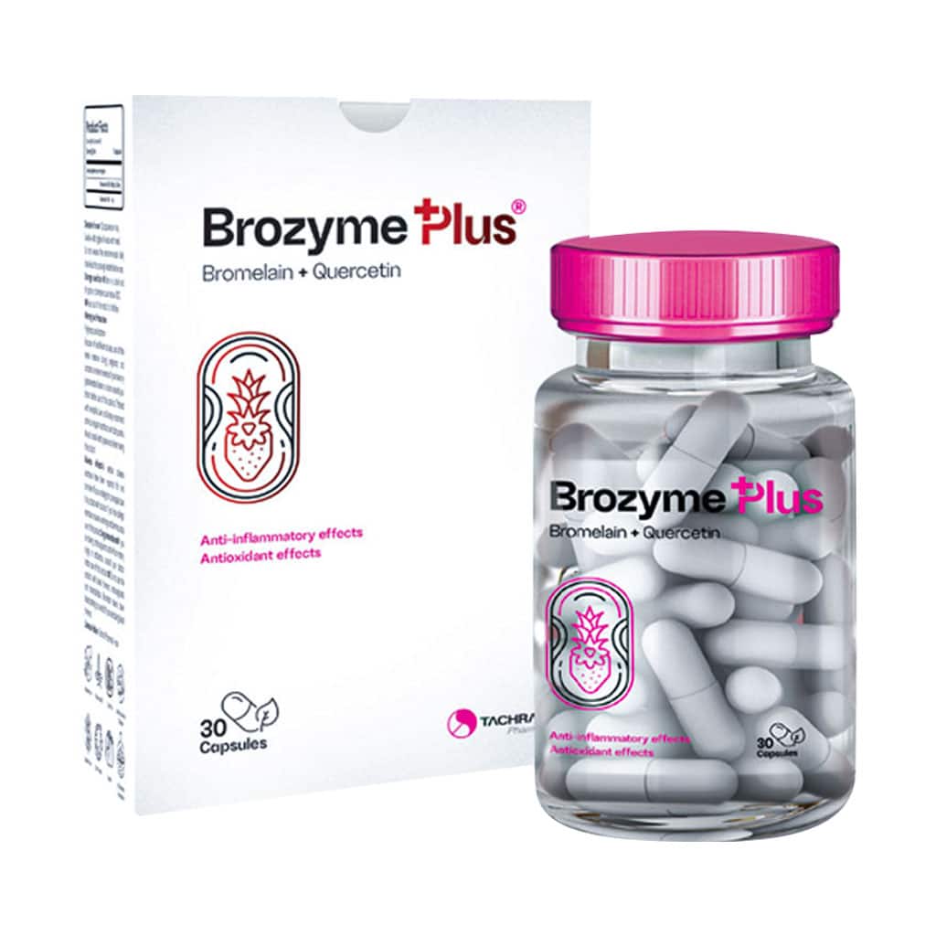 Tachra-Pharmed-Brozyme-Plus-30-Capsules قیمت کپسول بروزایم پلاس تچرا فارمد