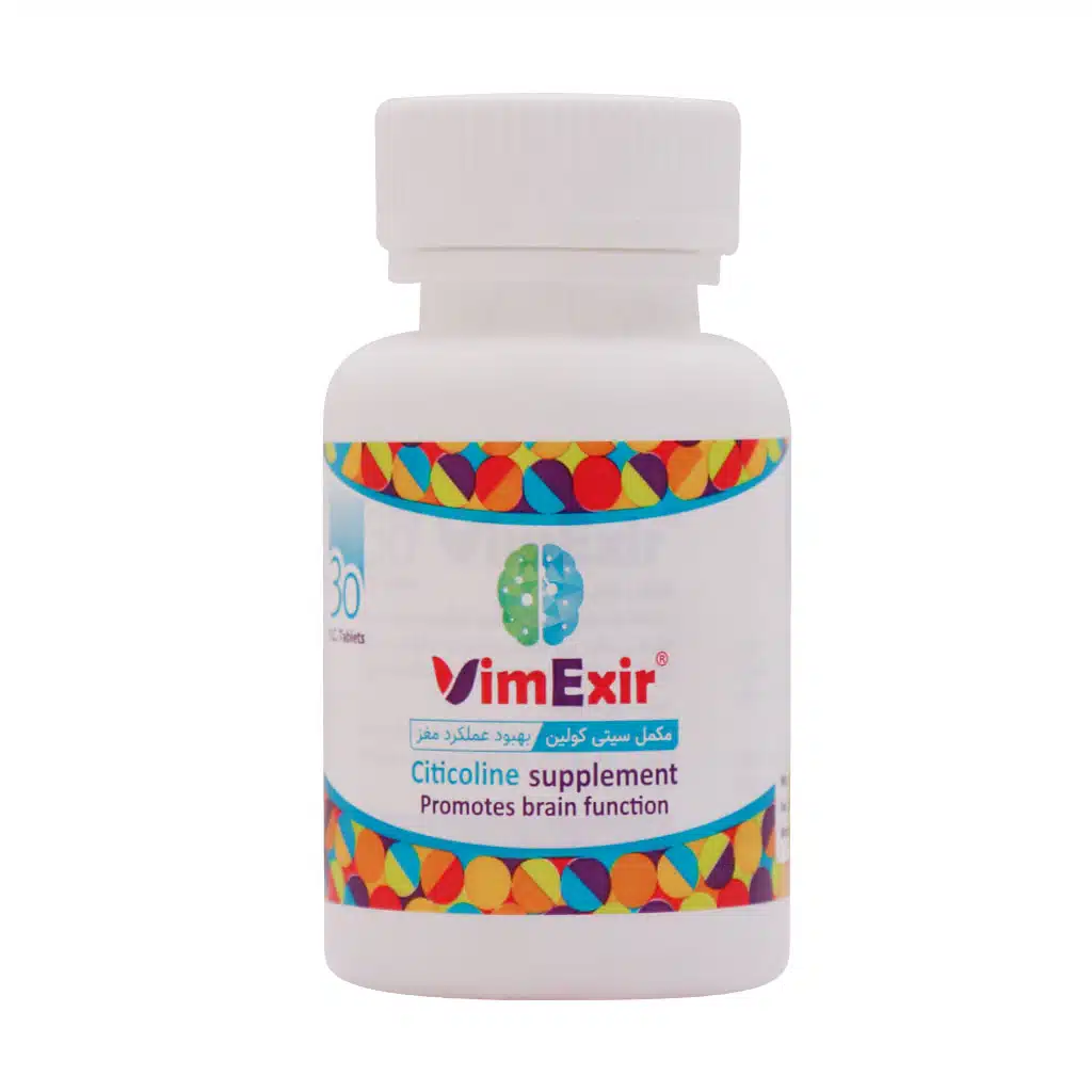 Vimexir-Citicoline-30-FC-Tabs.jpg.webp قرص سیتی کولین ویمکسیر 30 عدد