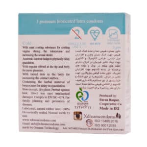 کاندوم ایکس دریم مدل Cold 6 in 1