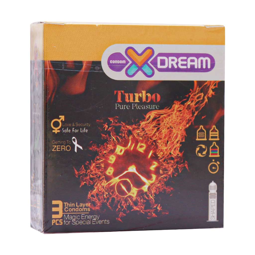 X-Dream-Turbo-Condoms-3-Pcs قیمت کاندوم توربو ایکس دریم