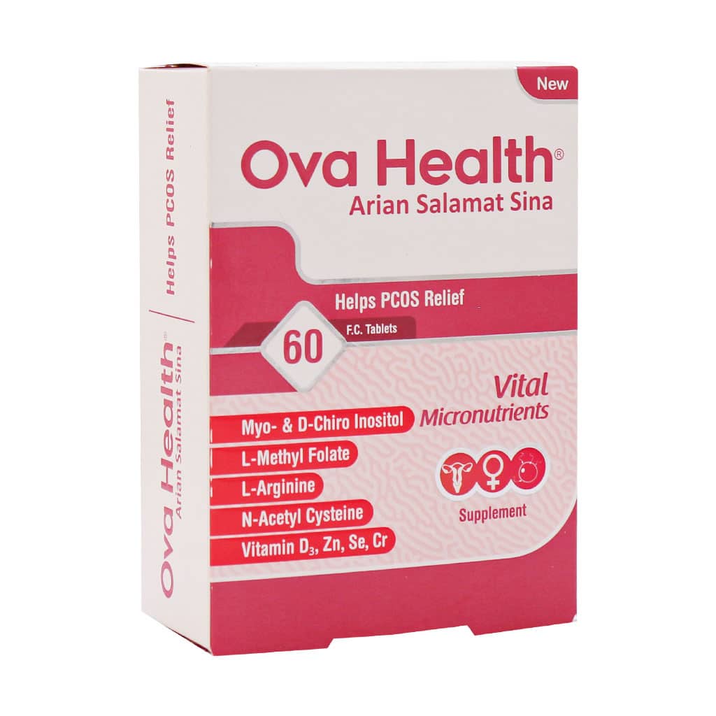 Arian-Salamat-Sina-Ova-Health-60-FC-Tabs قیمت قرص اواهلث آرین سلامت سینا
