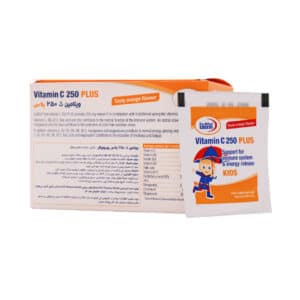 ساشه ویتامین سی 250 پلاس کیدز یوروویتال