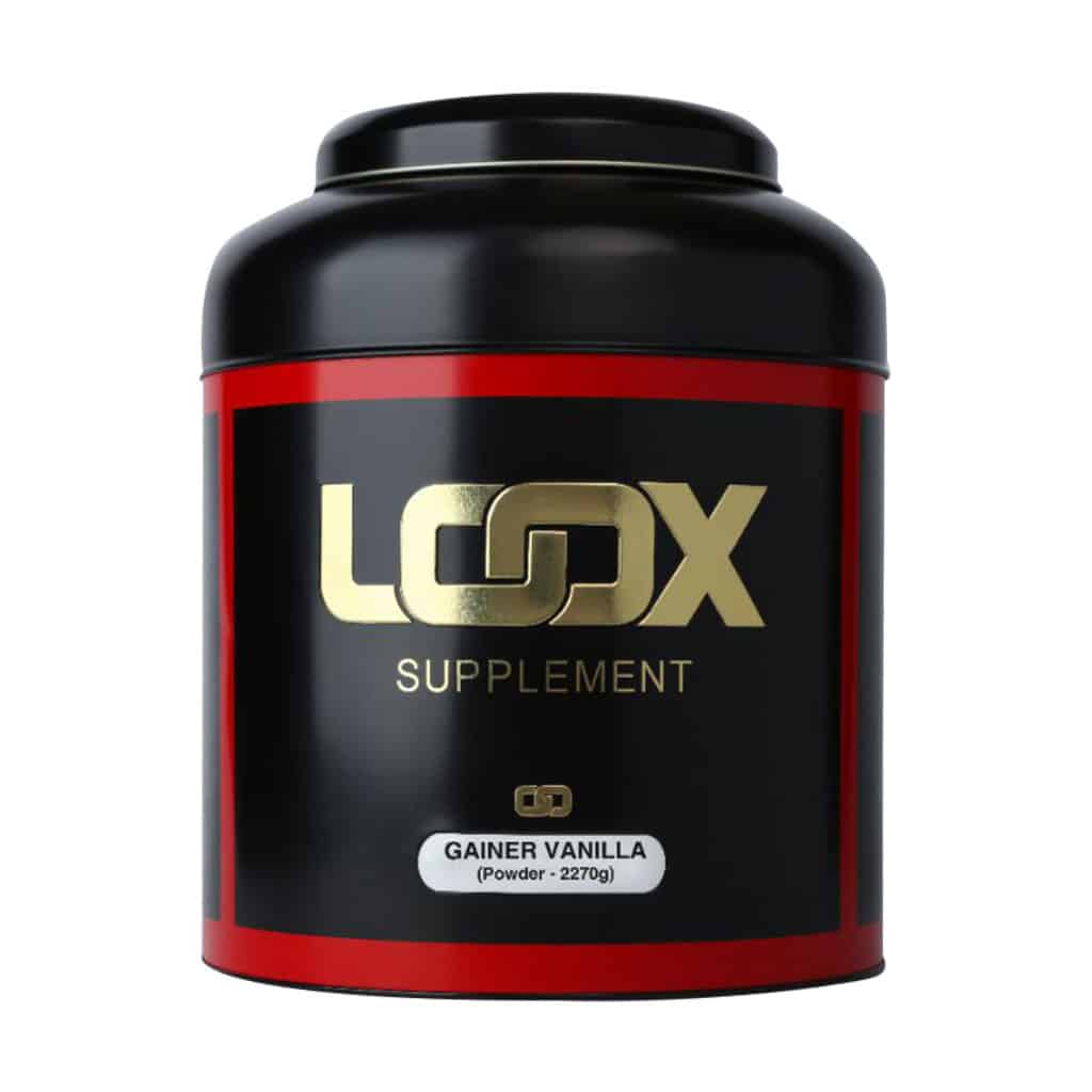 Loox-Gainer-Powder-۲۲۷۰-g-vanill قیمت پودر گینر لوکس