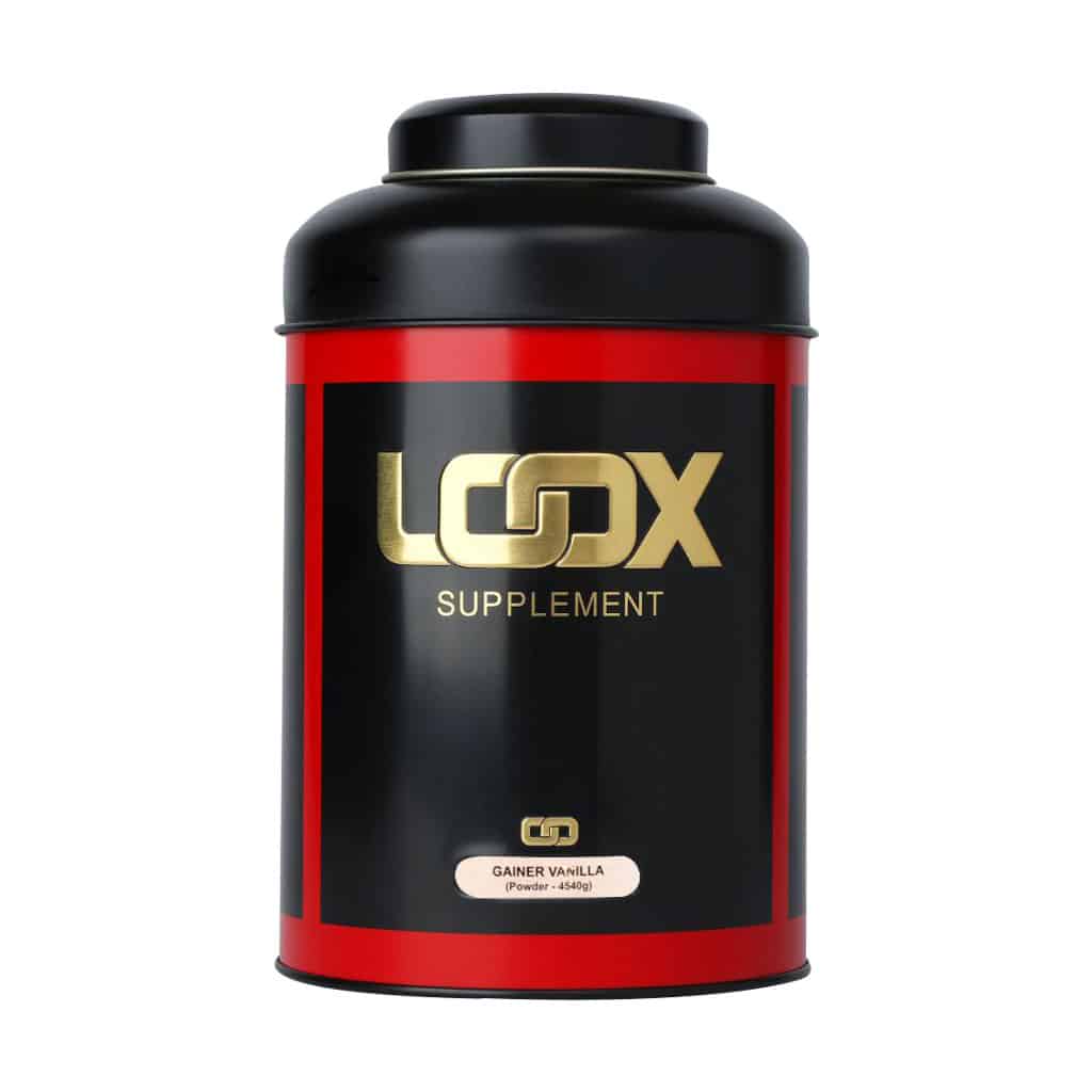 Loox-Gainer-Powder-۴۵۴۰-g-vanil پودر گینر لوکس