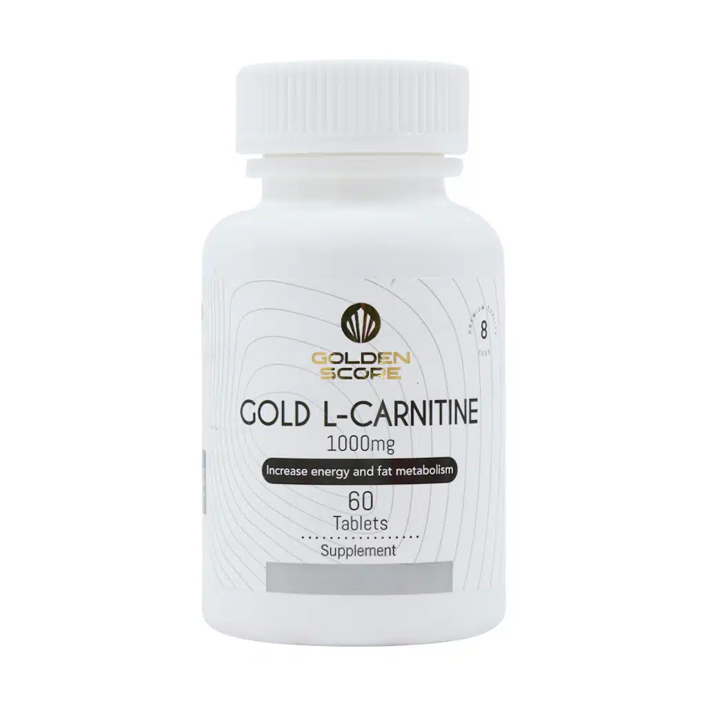 Golden-Score-Gold-L-Carnitine-1000-Mg-60-Tabs.jpg.webp قرص گلد ال کارنیتین 1000 میلی گرم گلدن اسکور 60 عدد
