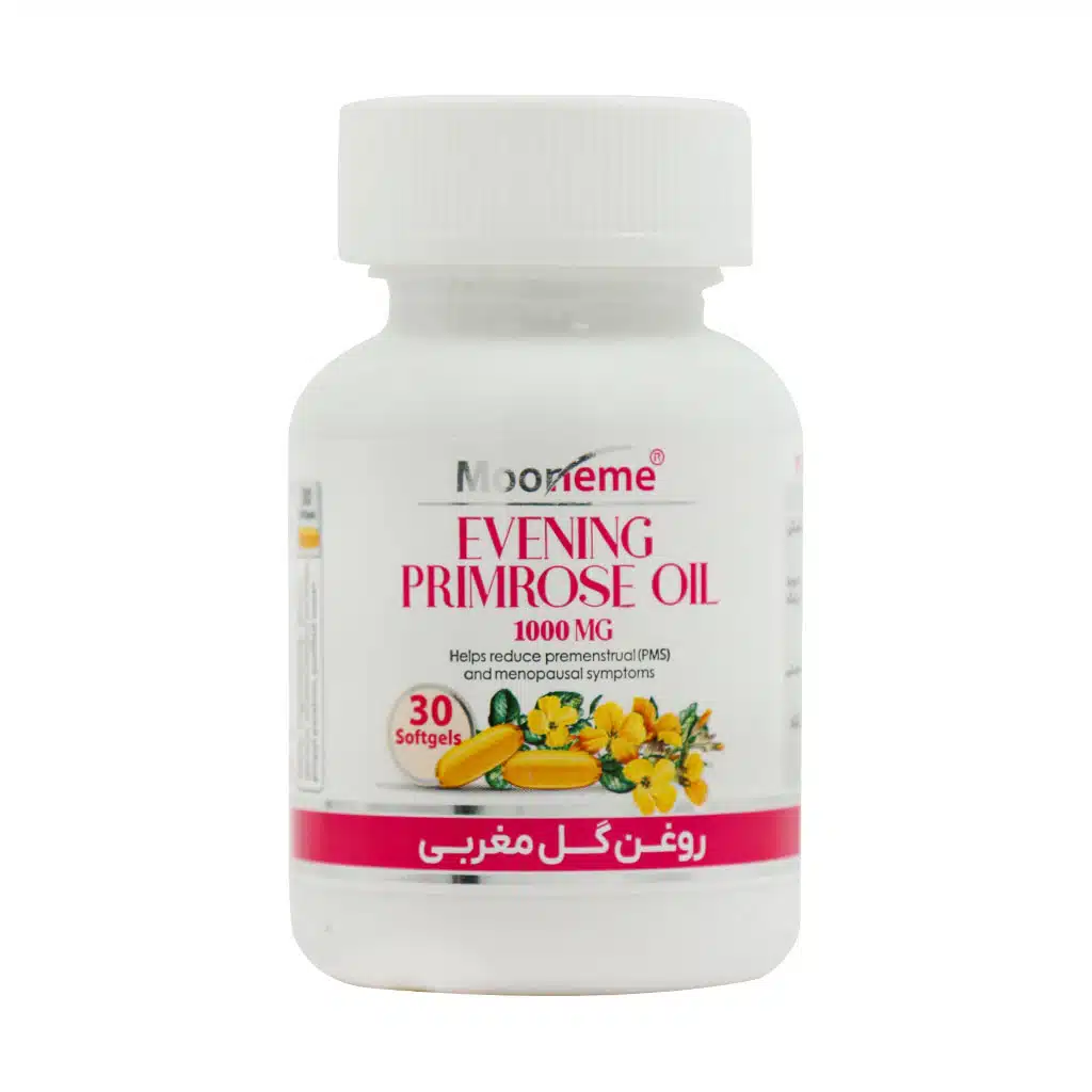 Exir-Afarin-Aria-Mooneme-Evening-Primrose-Oil-1000-mg-30-Softgels.jpg.webp سافت ژل روغن گل مغربی 1000 میلی گرم مونم اکسیر آفرین آریا 30 عدد