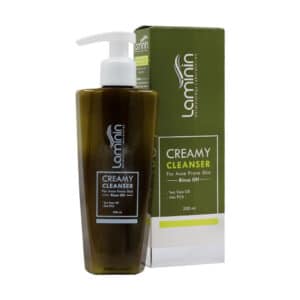 شوینده کرمی مناسب پوست مستعد جوش لامینین