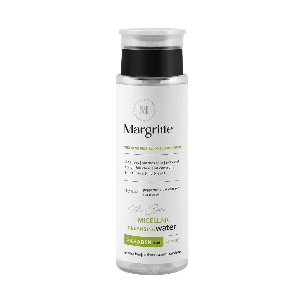 Margritte-Oily-And-Combination-Micellar-Cleansing-Water-200-ml.jpg.webp میسلار واتر 3 در 1 پوست چرب و مختلط مارگریت 200 میلی لیتر