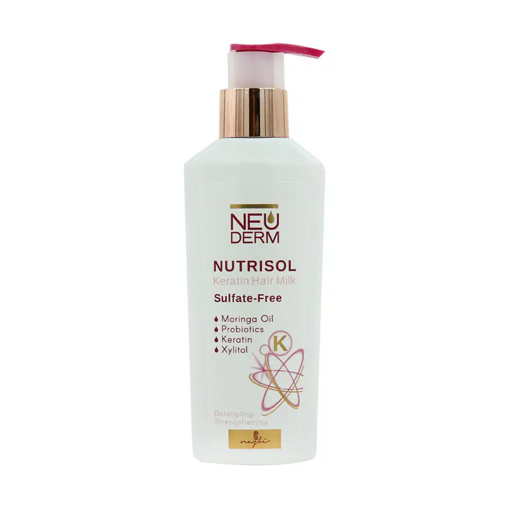 Neuderm-Nutrisol-Keratin-Hair-Mask-200-ml.jpg.webp شیر مو کراتینه فاقد سولفات نوتریسل نئودرم 200 میلی لیتر
