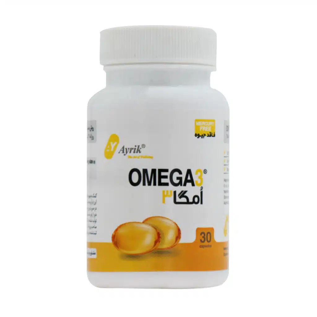 Ayrik-Omega-3-30-Capsules.jpg.webp کپسول امگا 3 آیریک 30 عدد