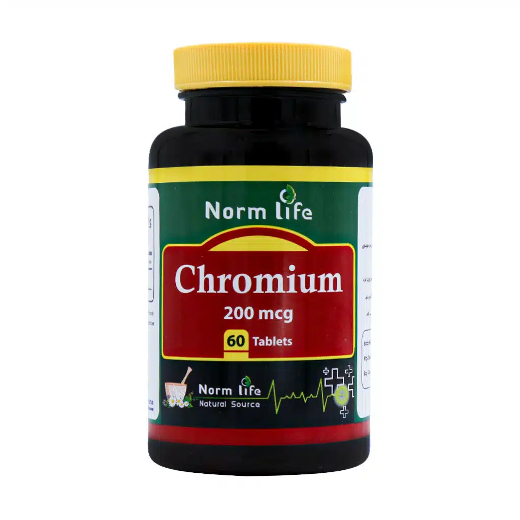 Norm-Life-Chromium-200-Mcg-60-Tab.jpg.webp قرص کرومیوم 200 میکروگرم نورم لایف 60 عدد