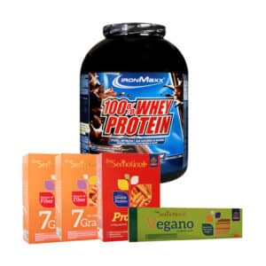 پک پروتئین وی آیرون مکس با 2 عدد پاستا 7 غله و پاستا پروتئینه و اسپاگتی زرماکارون