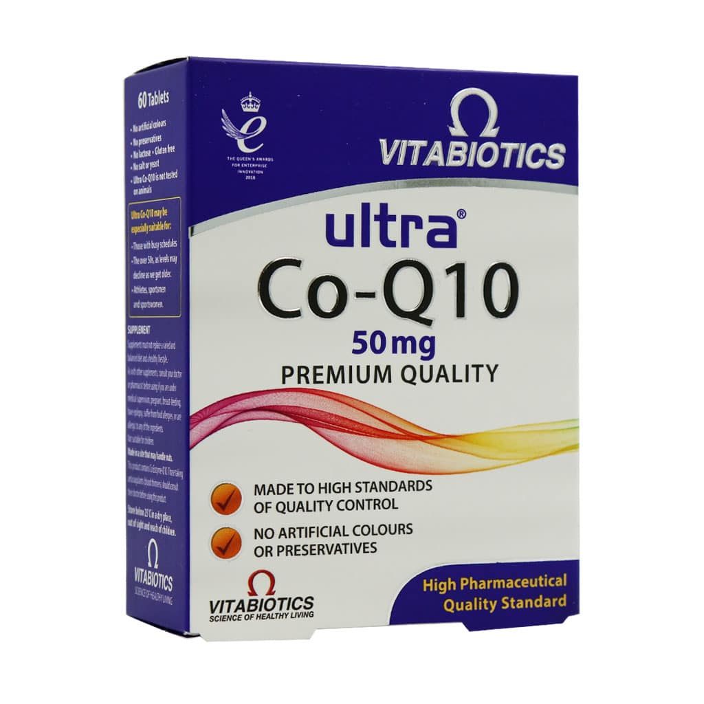 Vitabiotics-Ultra-Co-Q10-60-Tablets قیمت قرص اولترا کوکیوتن ویتابیوتیکس