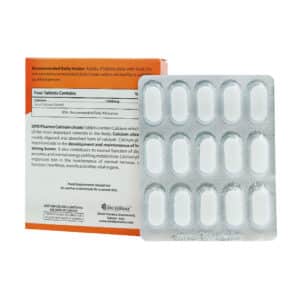 قرص کلسیم سیترات 1000 میلی گرم او پی دی فارما