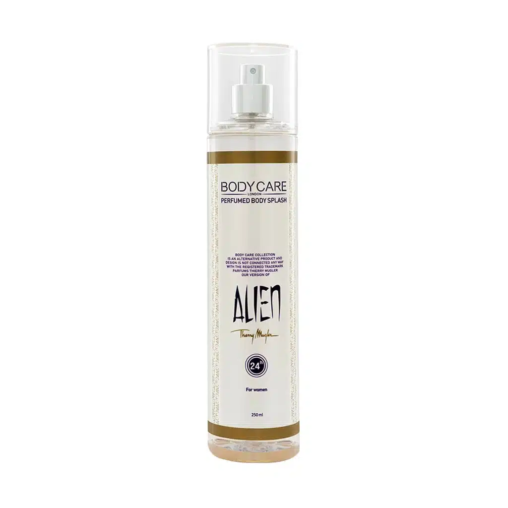 Body-Care-Alien-Body-Splash-For-Women-250-ml.jpg.webp بادی اسپلش زنانه بادی کر مدل Alien حجم 250 میلی لیتر