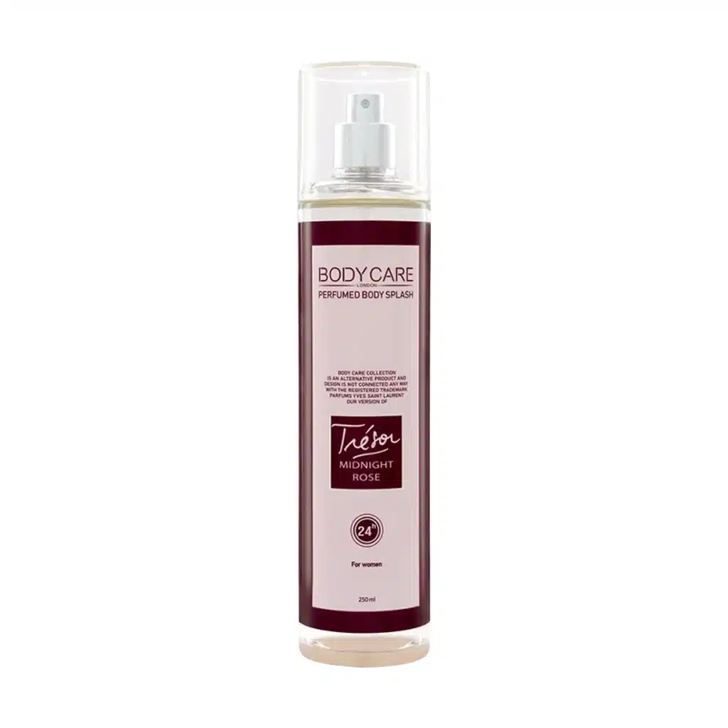 Body-Care-Tresor-Midnight-Rose-Body-Splash-For-Women-250-ml.jpg.webp بادی اسپلش زنانه بادی کر مدل Tresor Midnight Rose حجم 250 میلی لیتر