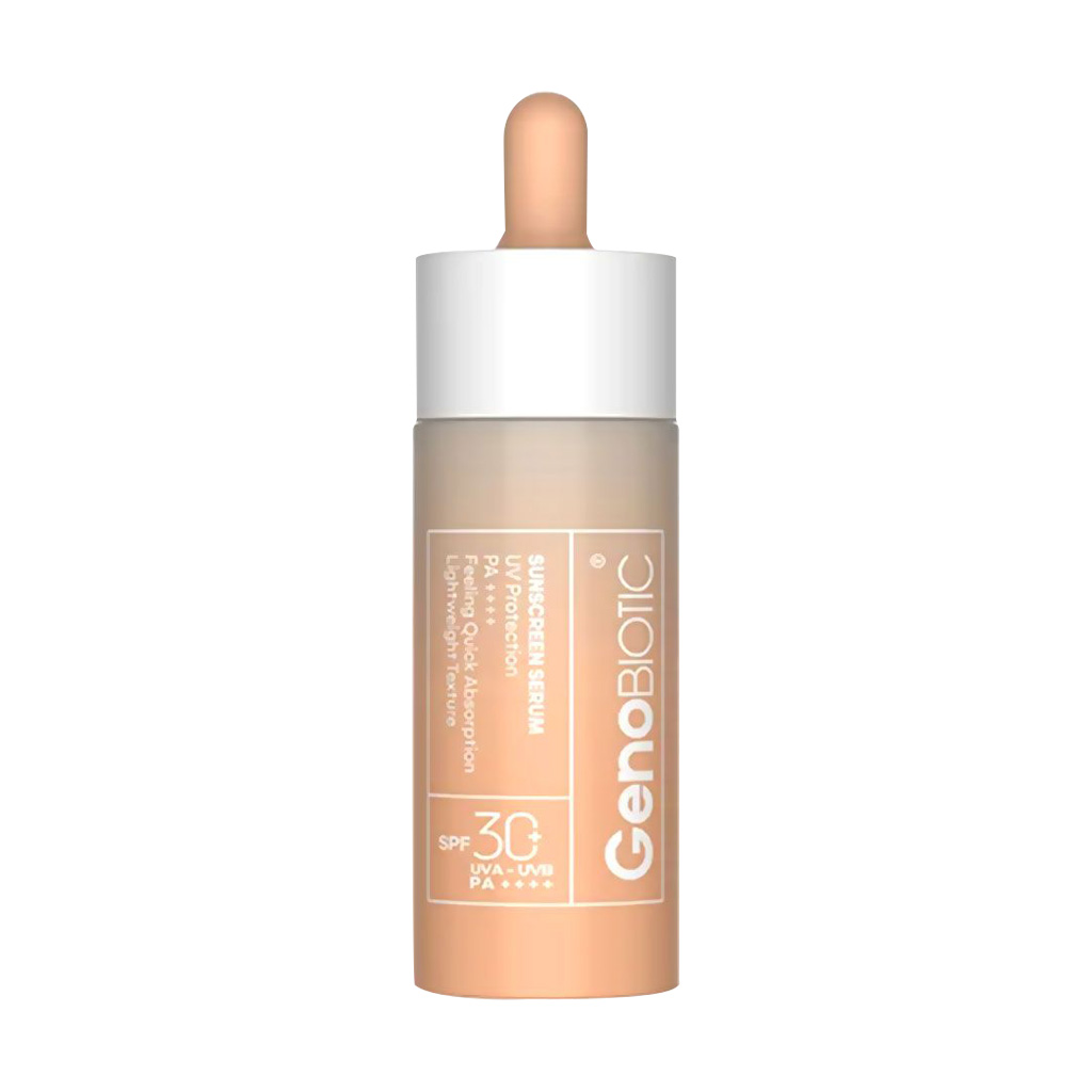 Genobitoic-SPF30-Sunscreen-For-Face-And-Neck-30-ml قیمت سرم ضد آفتاب صورت و گردن SPF30 ژنوبایوتیک