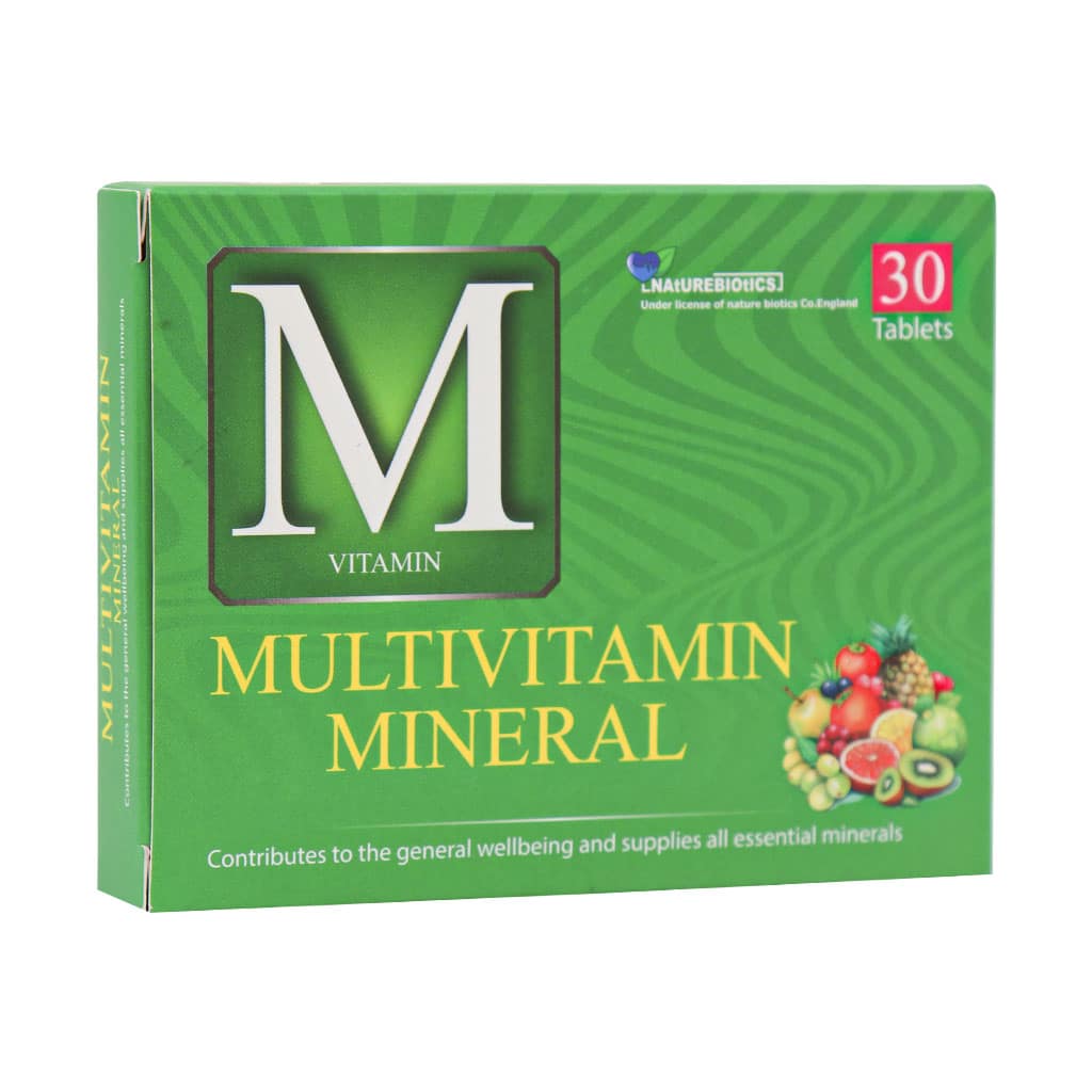 Nature-Biotics-Multi-Vitamin-Mineral-30-Tabs قیمت قرص مولتی ویتامین مینرال نیچر بایوتیکس