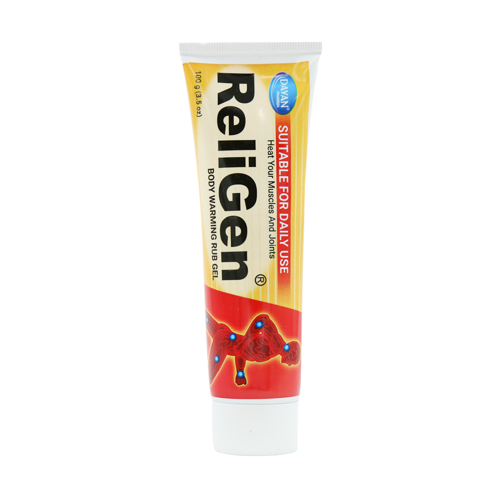 Dayan Pharma Religen Body Warming Rub Gel 100 g قیمت ژل رلیژن دایان فارما
