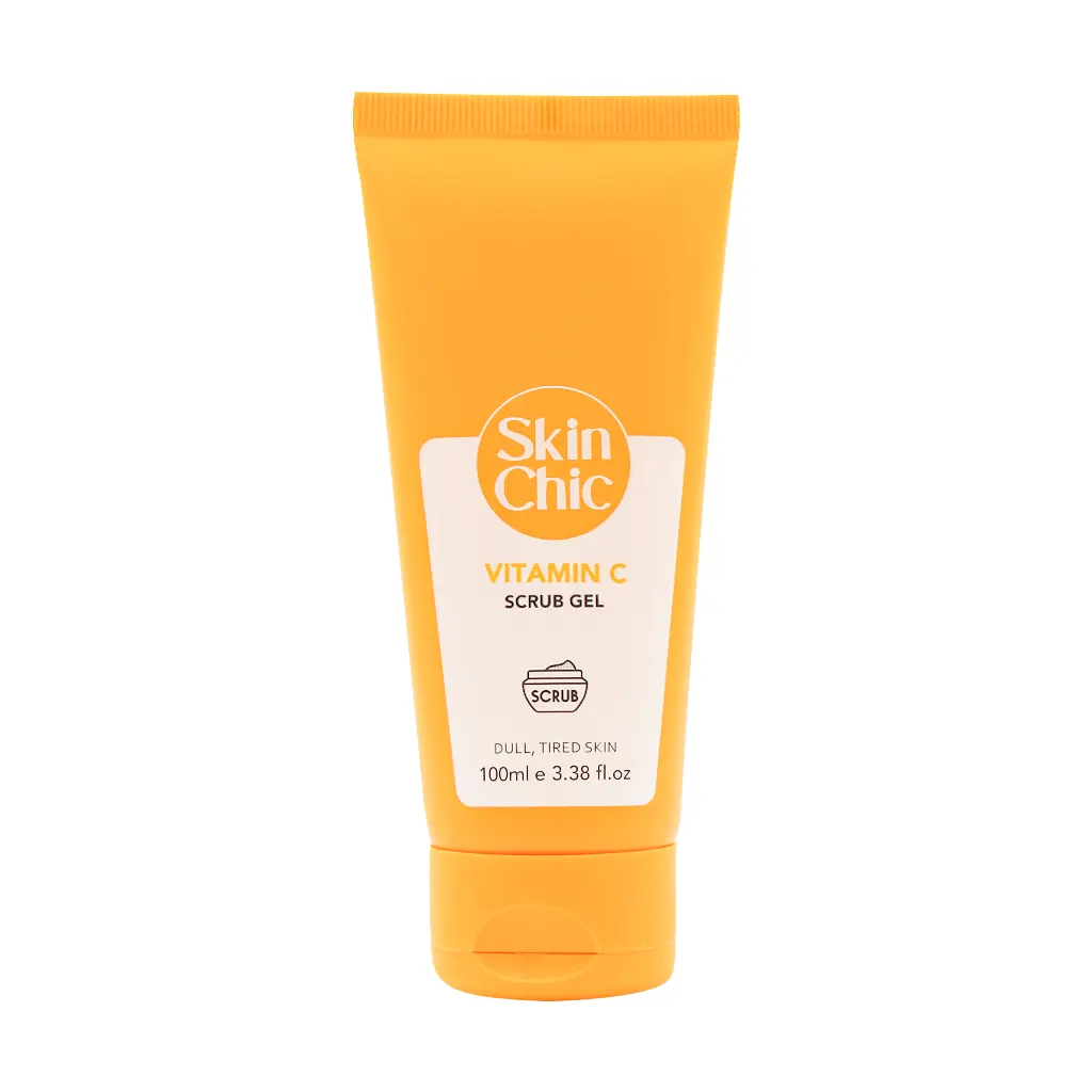 Skin Chic Vitamin C Scrub Gel 100 قیمت ژل اسکراب بدن ویتامین سی اسکین شیک