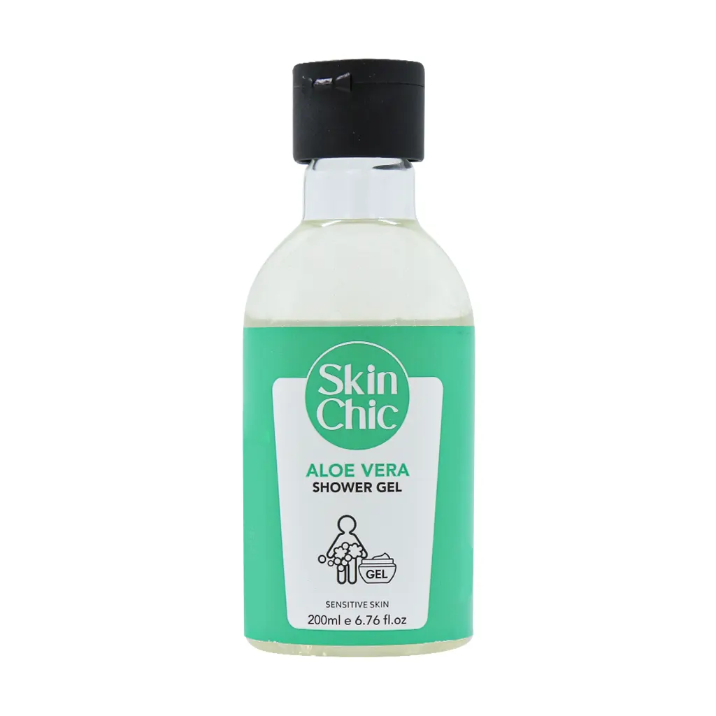 SkinChic Aloe Vera Shower gel 200 قیمت ژل شوینده بدن آلوئه ورا اسکین شیک