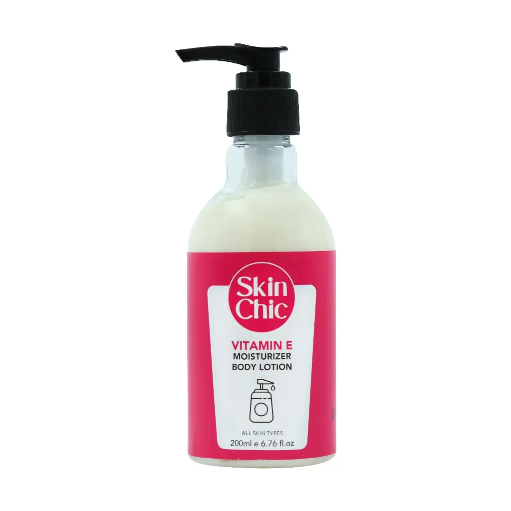 SkinChic Vitamin E Moisturizer Body Lotion قیمت لوسیون مرطوب کننده بدن ویتامین ای اسکین شیک