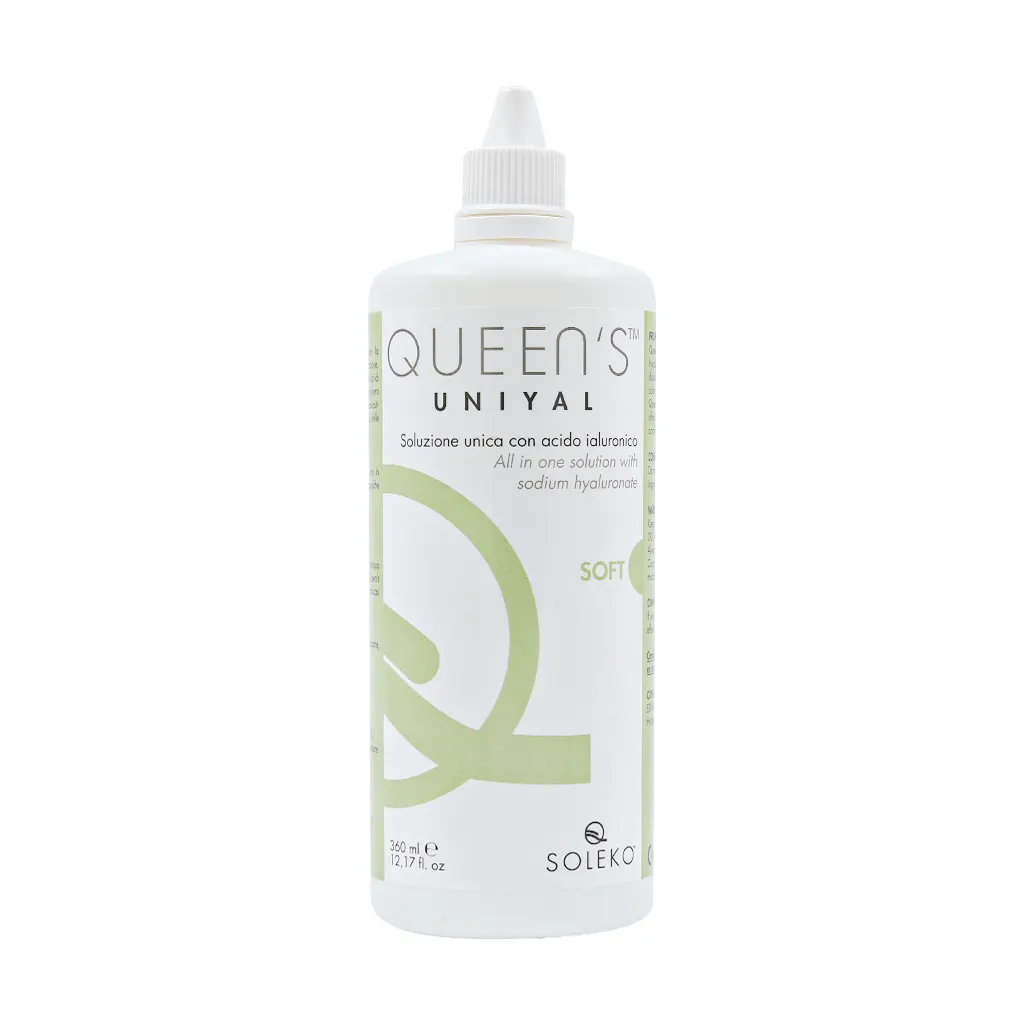 Soleko Queens Uniyal Soft Liquid Solution 360 ml مایع شستشو لنز تماسی نرم کویینز یونیال سولکو