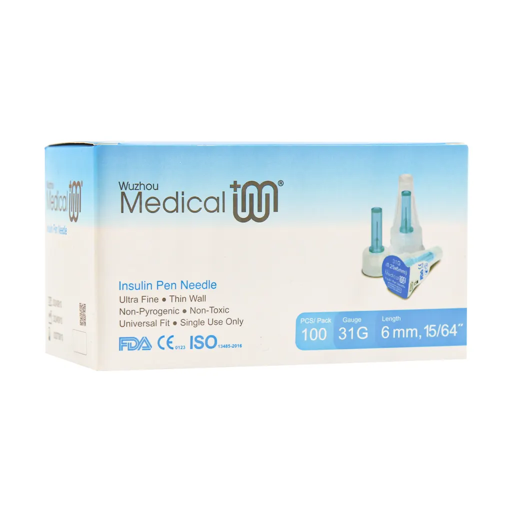 Medical 6 mm Insulin Pen Needle 100 Pcs قیمت سوزن قلم انسولین 6 میلی متر مدیکال