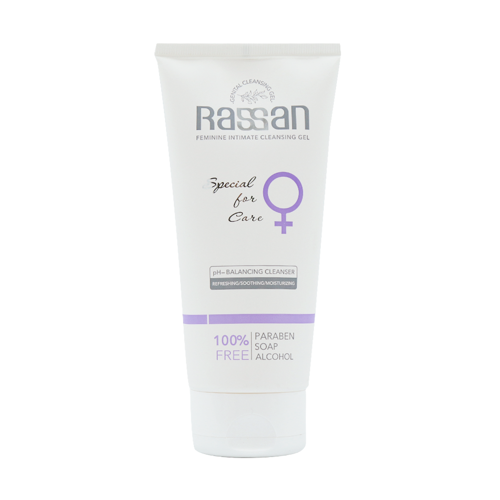 Rassan Intime Genital Cleansing Gel For Women 200 ml قیمت ژل بهداشتی بانوان راسن