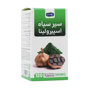 قرص سیر سیاه و اسپیرولینا زوبر