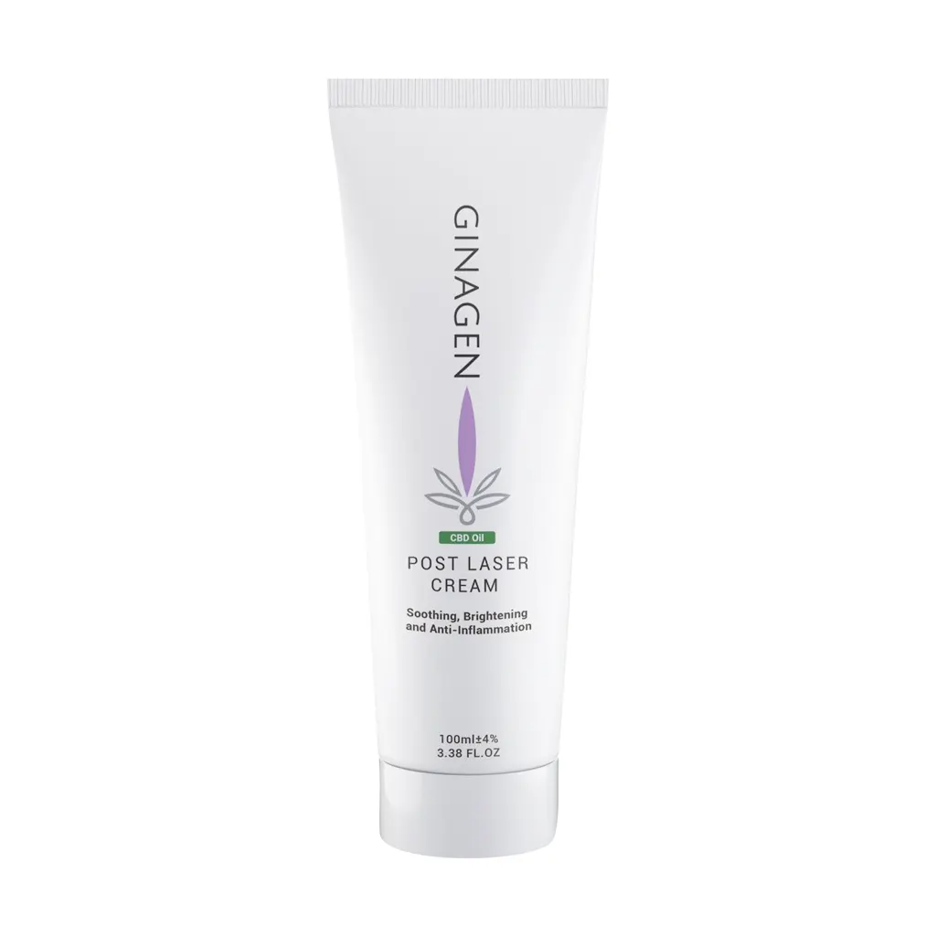 Ginagen Post Laser Cream 100 ml قیمت کرم مناسب پوست آسیب دیده بدن ژیناژن