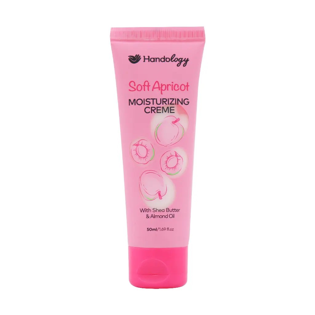 Handology Tube Soft Apricot Moisturizing Cream 50 ml قیمت کرم آبرسان تیوپی سافت اپریکات هندولوژی
