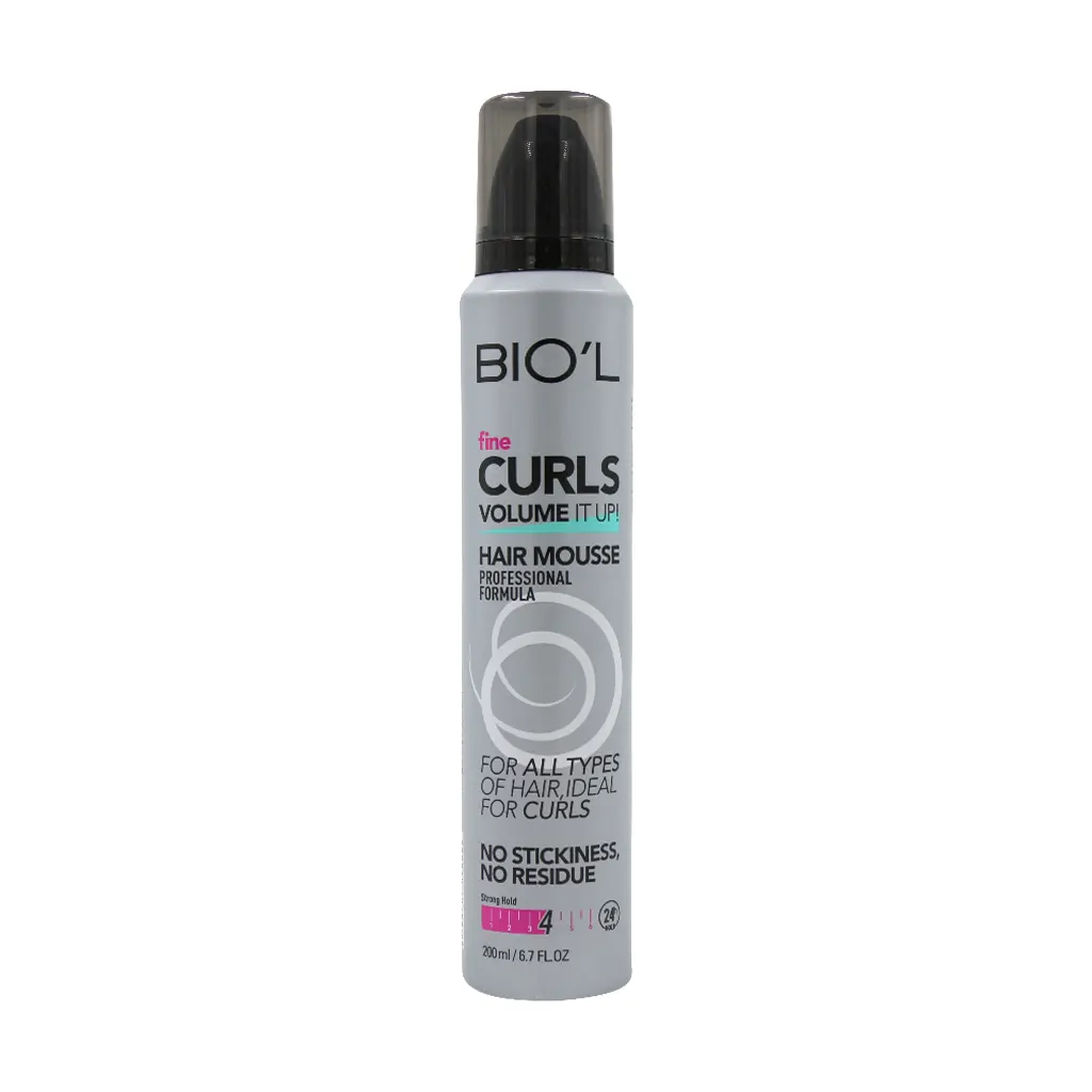 Biol Fine Curls Hair Mousse 200 ml قیمت موس حالت دهنده مو بیول