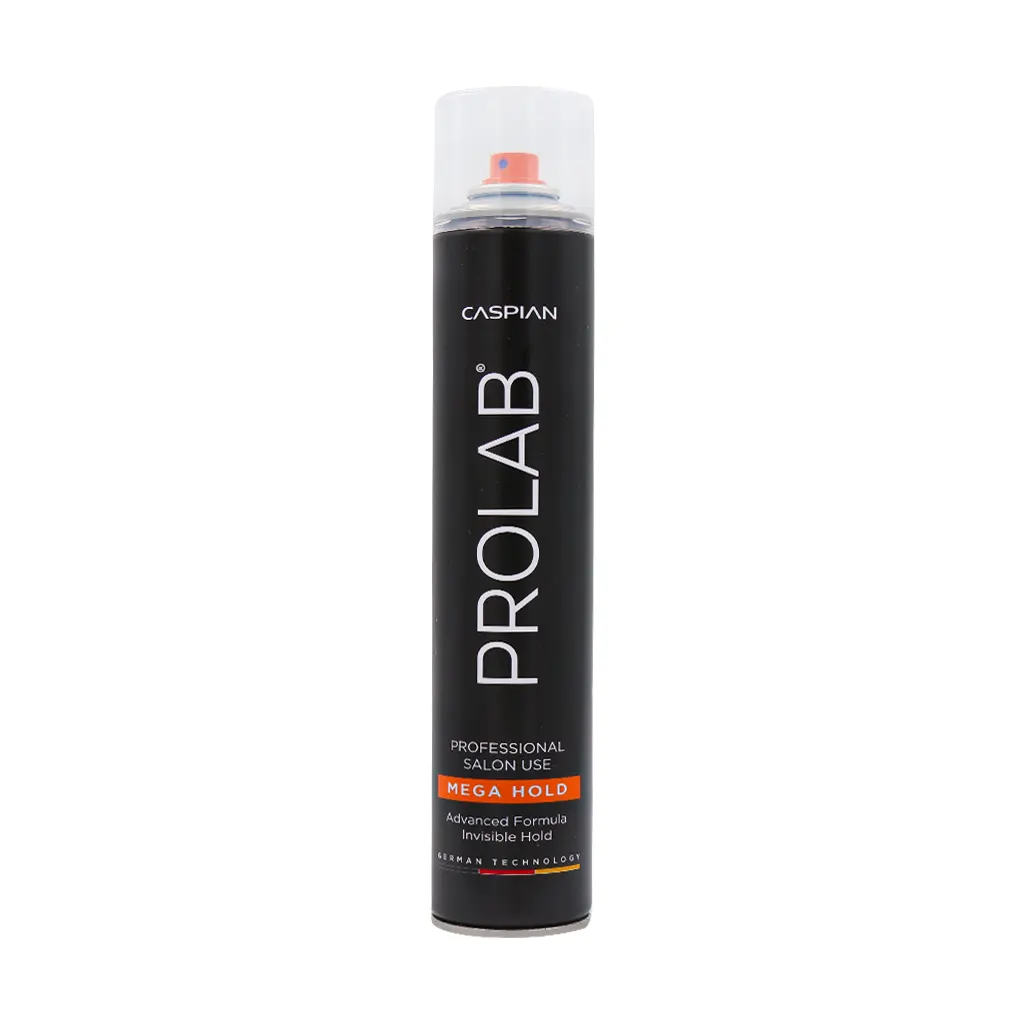 Caspian Prolab Mega Hold Spray 500 ml قیمت اسپری مو پرولب فوق قوی کاسپین