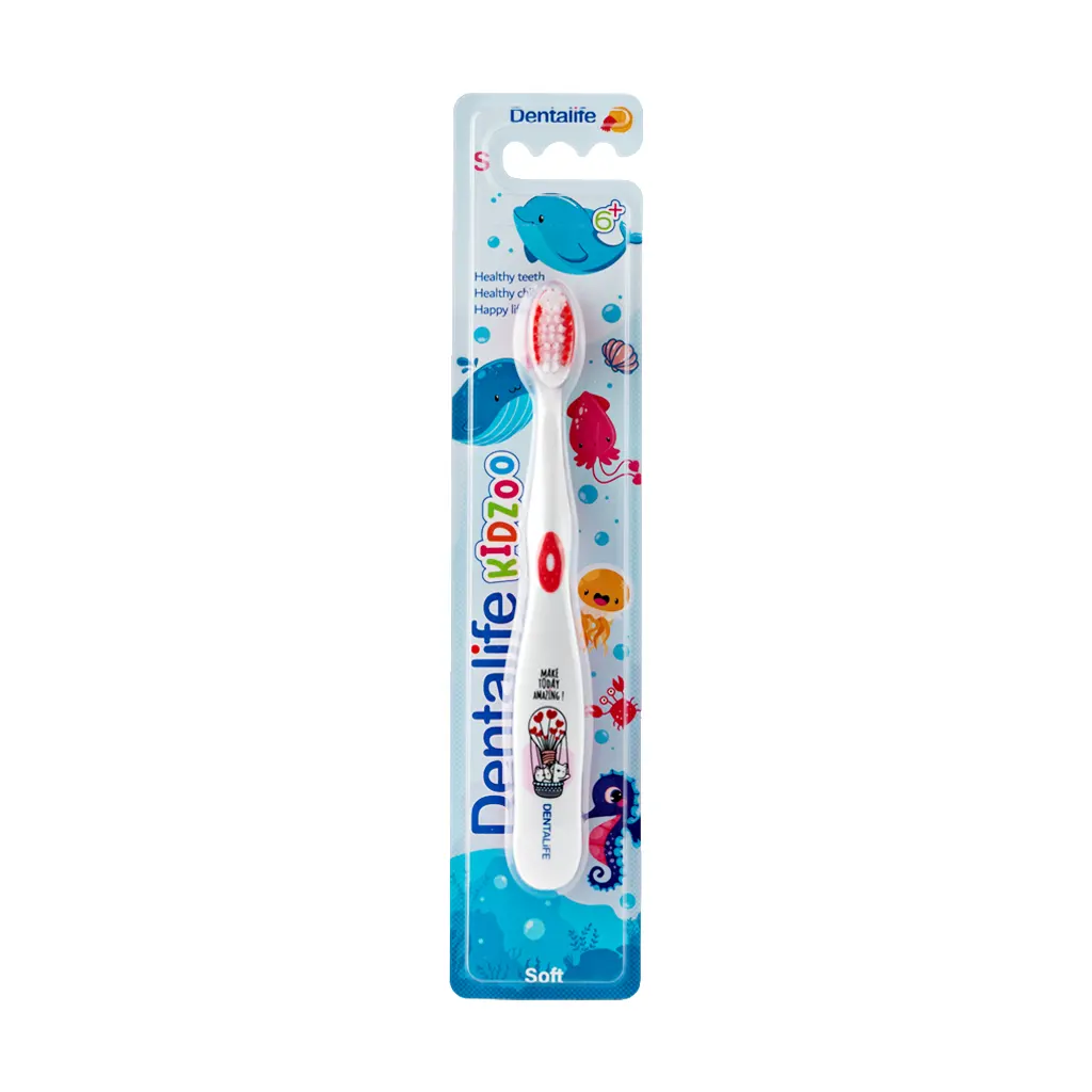 Dentalife Kid zoo Toothbrush قیمت مسواک کودک کیدزو با برس نرم دنتالایف