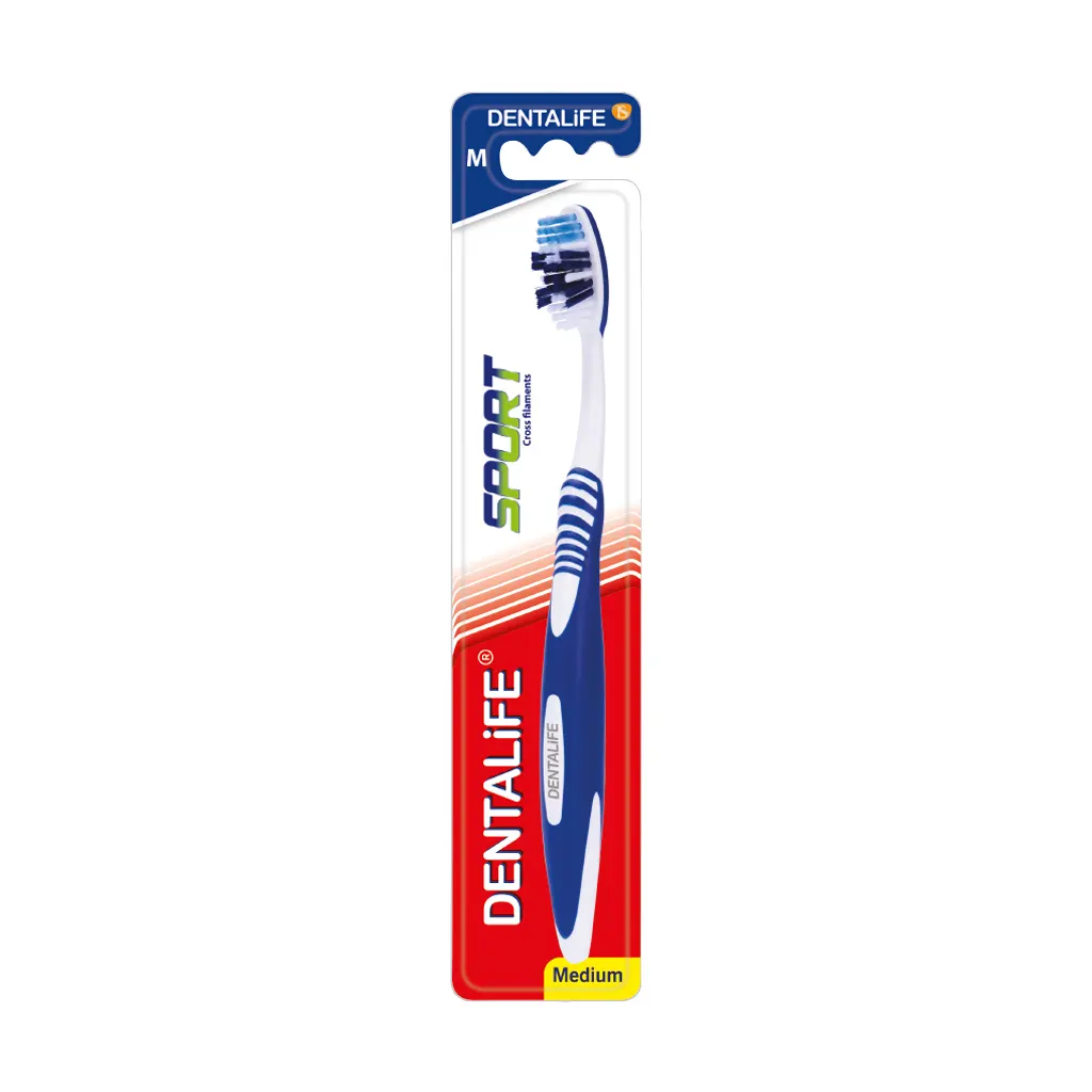Dentalife Sport Medium Toothbrush قیمت مسواک اسپرت با برس متوسط دنتالایف