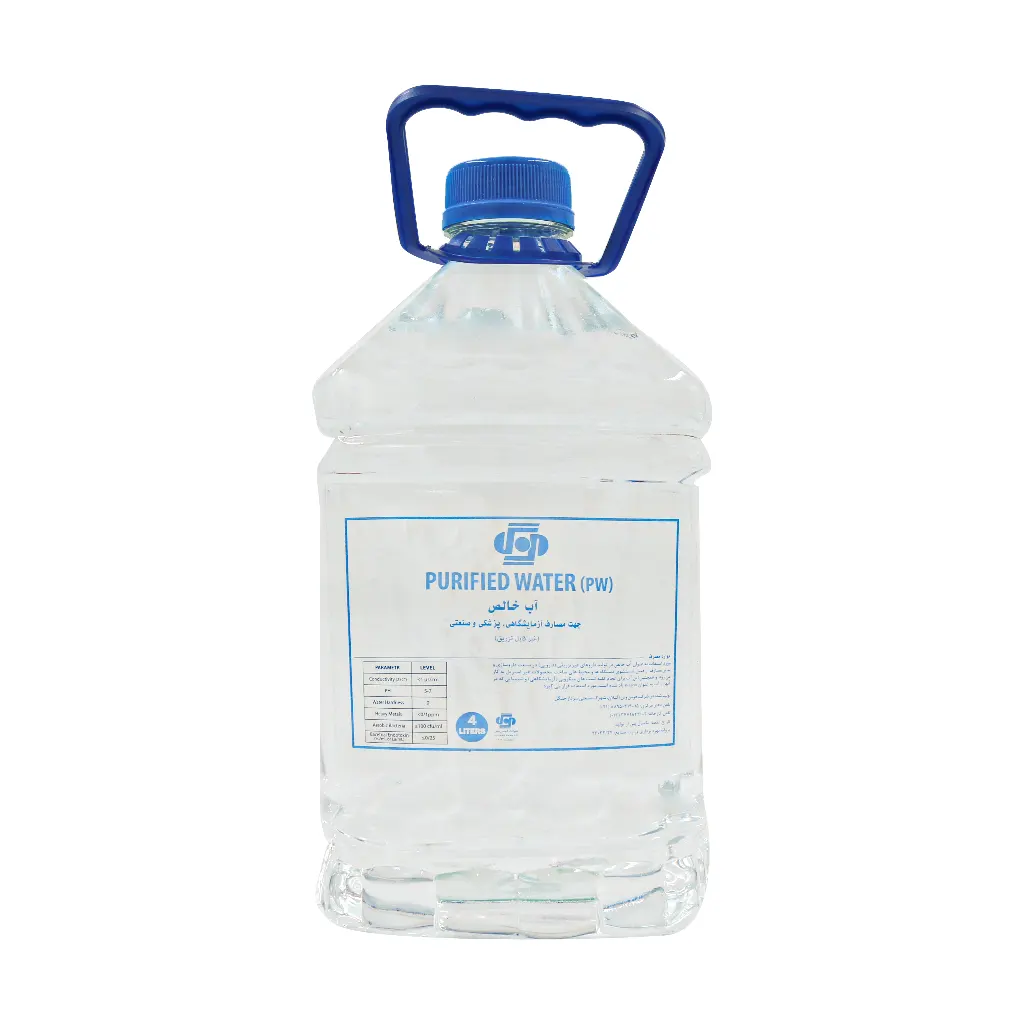 Pancohl distilled water 4 L قیمت آب مقطر پنکل