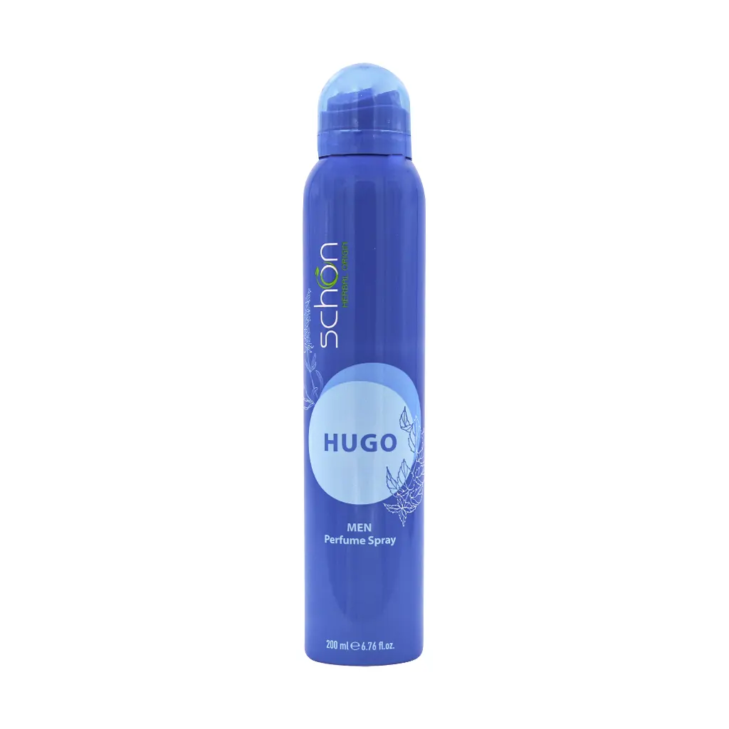 Schon Hugo Men Perfume Spray 200 ml قیمت اسپری خوشبو کننده بدن مردانه هوگو شون