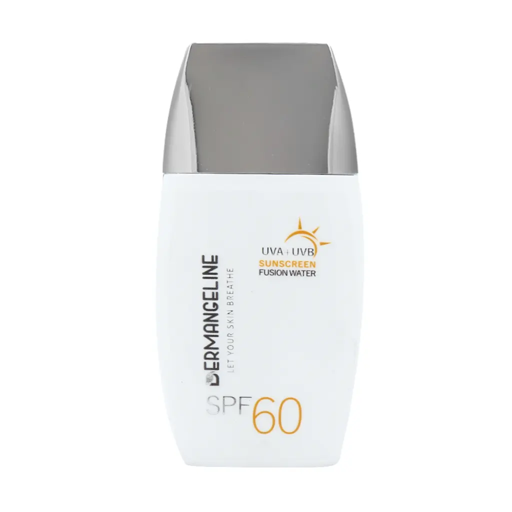 Dermangeline FusionWater SPF 60 Sunscreen 50 ml قیمت ضد آفتاب فیوژن واتر SPF60 پوست چرب درم انجلین