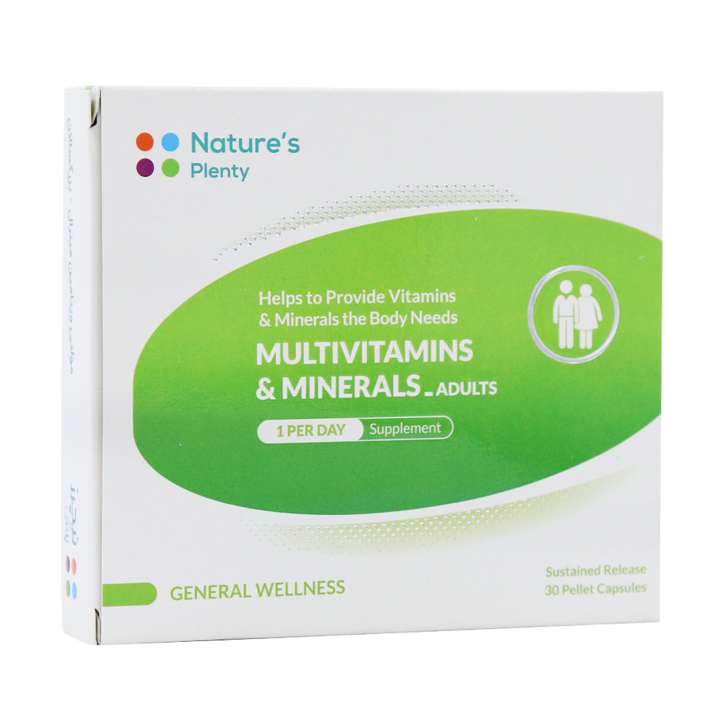Natures Plenty Multivitamin and Mineral 30 capsules قیمت کپسول مولتی ویتامین مینرال نیچرز پلنتی