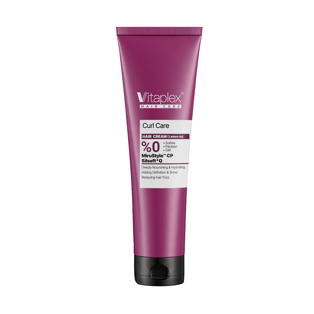 Vitaplex Curl Care Hair Cream 150 قیمت کرم حالت دهنده و ترمیم کننده موهای فر ویتاپلکس