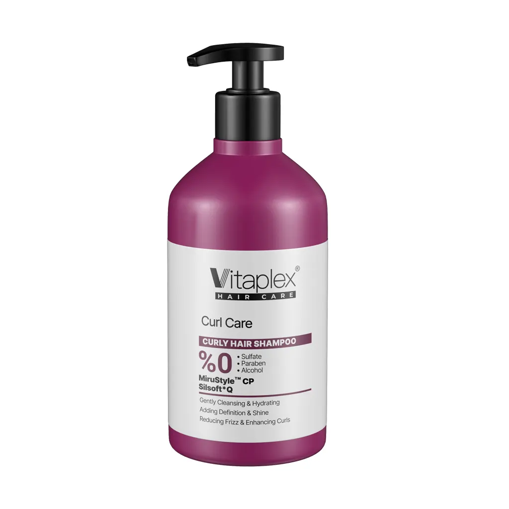 Vitaplex Curly Care Shampoo 500 ml قیمت شامپو مناسب موهای فر ویتاپلکس