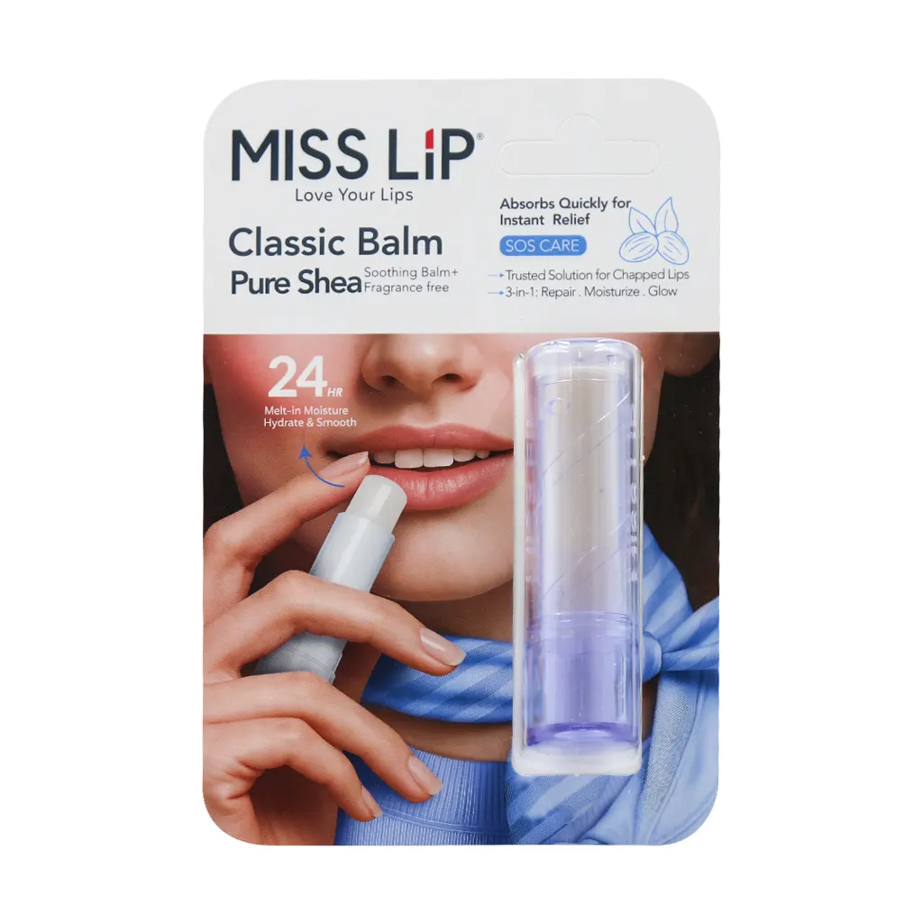 Miss lip Classic Balm 4.8 g fragrance free قیمت بالم لب بی رنگ میس لیپ
