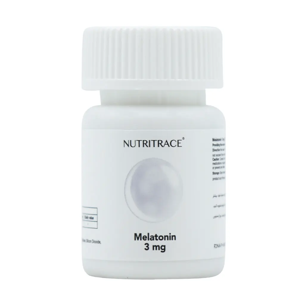 Nutritrace Melatonin 3 mg 30 Tabs قیمت قرص ملاتونین 3 میلی گرم نوتری تریس