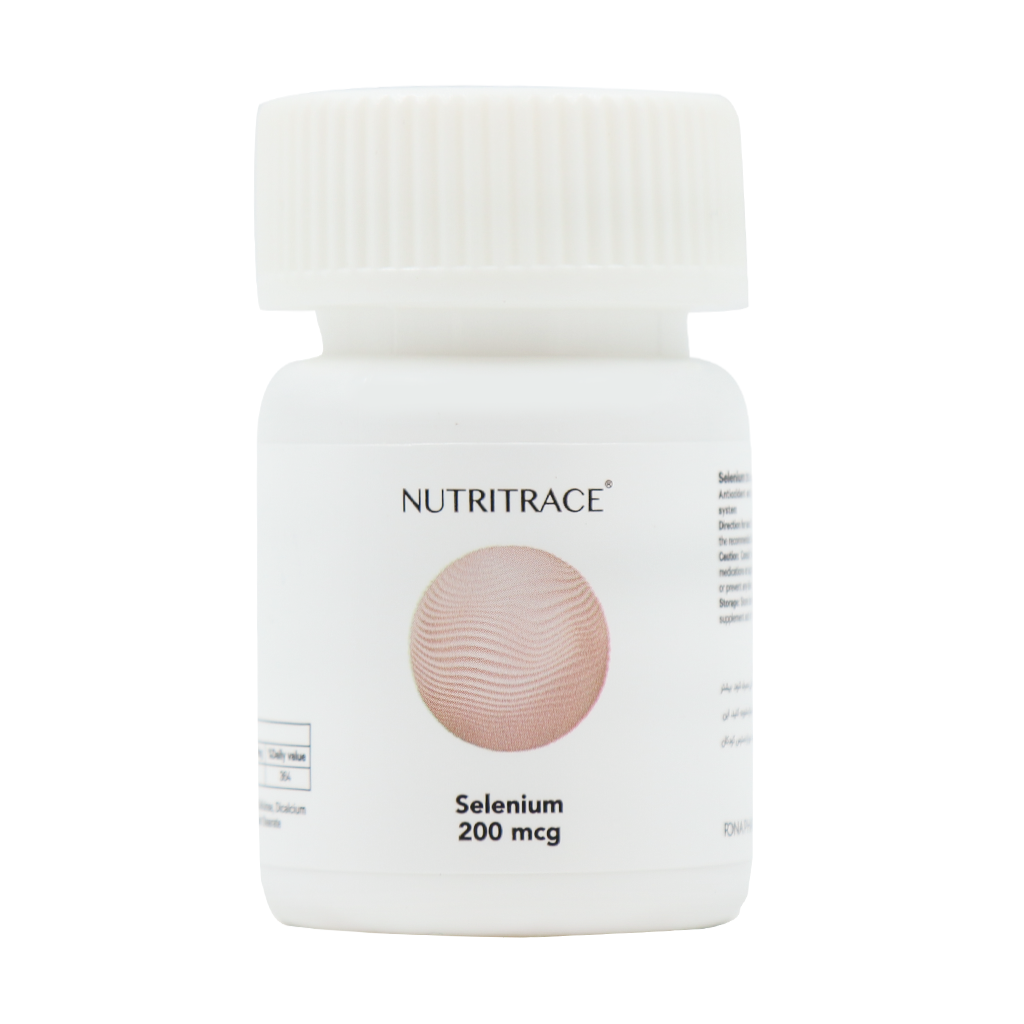 Nutritrace Selenium 200 mcg 30 Tablets قیمت قرص سلنیوم 200 میکروگرم نوتری تریس